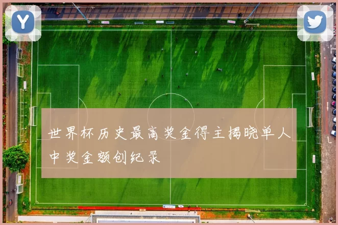 世界杯历史最高奖金得主揭晓单人中奖金额创纪录